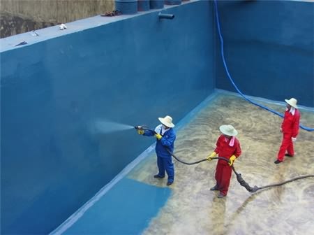 游泳池，污水池聚脲噴涂